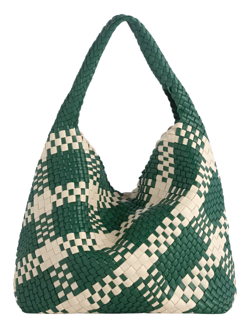 Plaid Hobo Bag