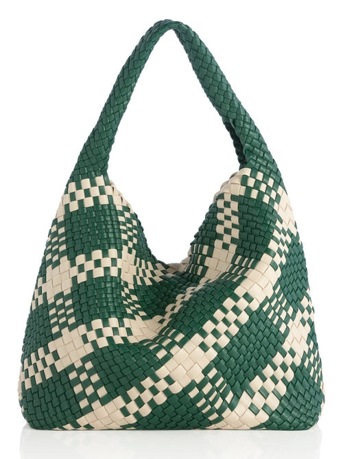 Plaid Hobo Bag