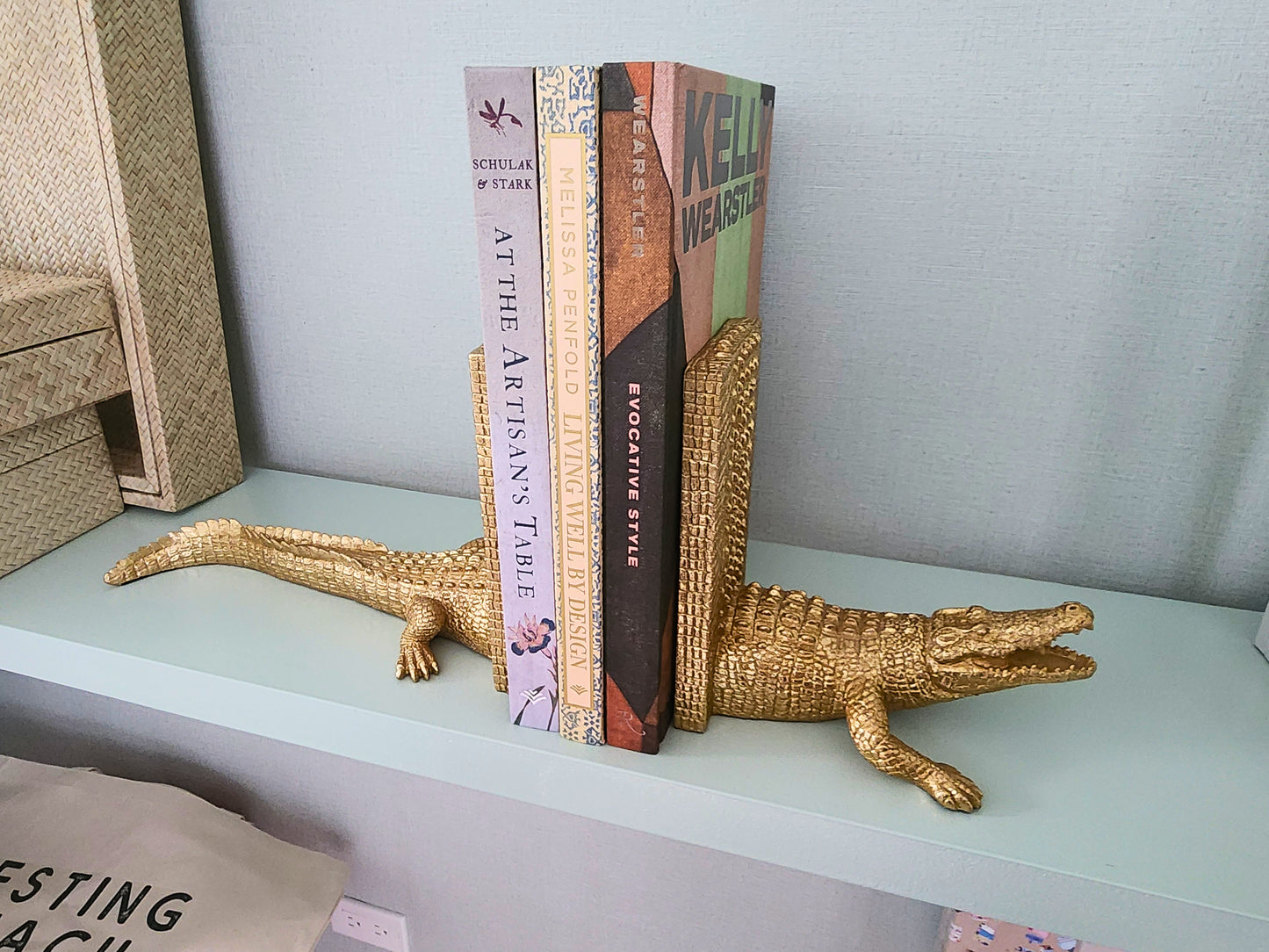 Crocodile Bookends