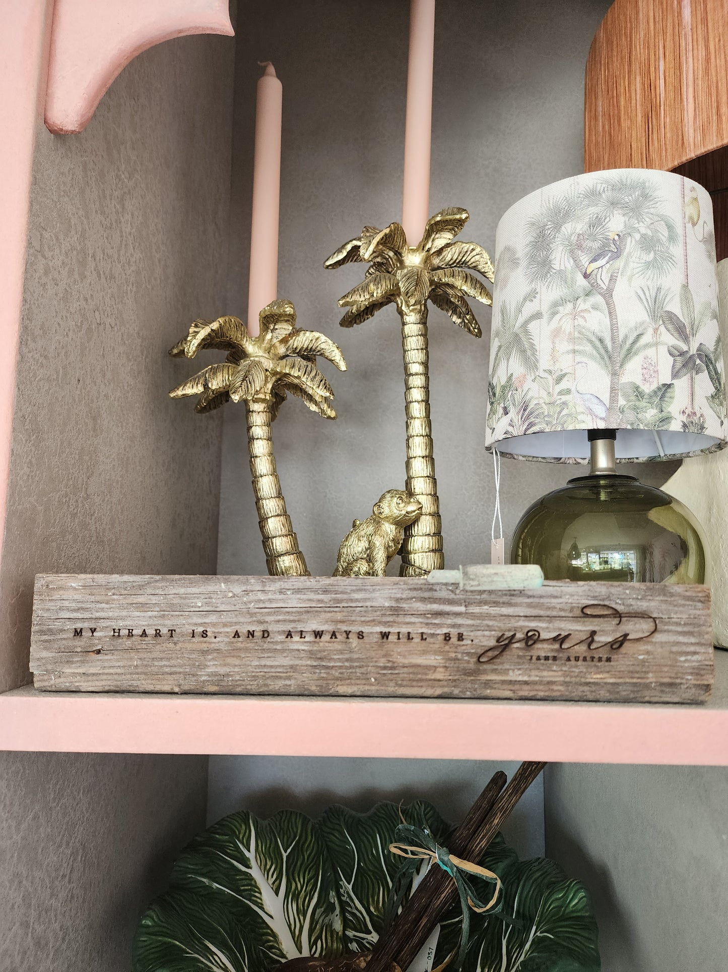 Wood Burned Old Window Frame Decor