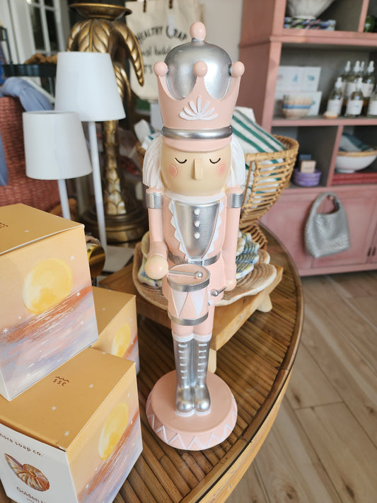 Pink + Silver Nutcracker