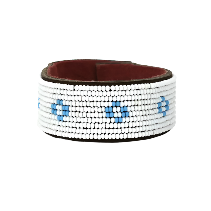 Swahili Bracelet - Medium Light Blue Diamond