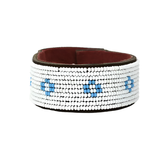 Swahili Bracelet - Medium Light Blue Diamond