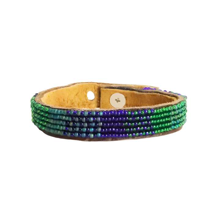 Swahili Bracelet - Small Gradient Peacock