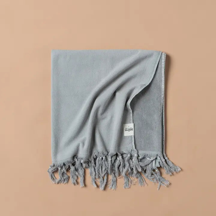 Vintage Wash Towel Collection - Grey